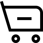 Cart Minus SVG Icon